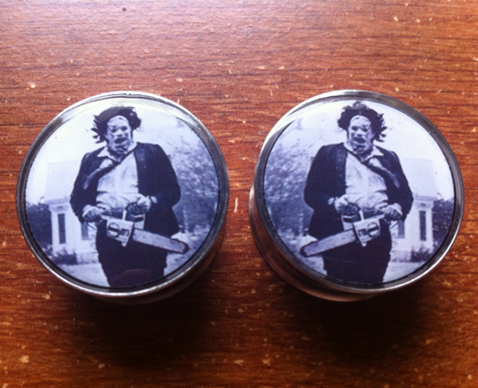 Texas Chainsaw Massacre Plugs/Gauges (Buy 2 Pairs, Get 1 Pair Free!)