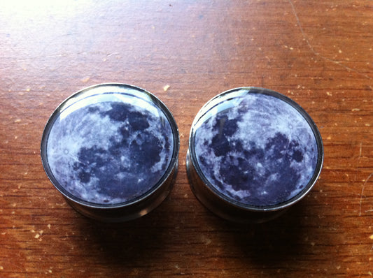 Moon Plugs/Gauges (Buy 2 Pairs, Get 1 Pair Free!)